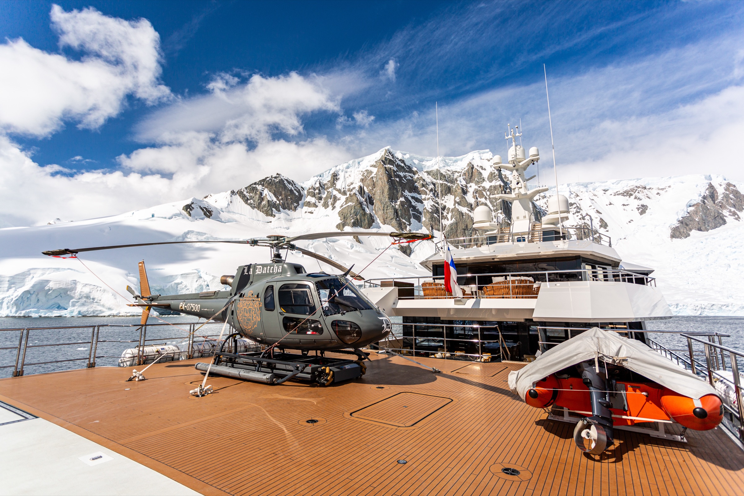 The platform — heli deck ready